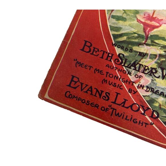 1910 Someday When Your Heart Has Found Its Mate Large Sheet Music - Picture 9 of 9